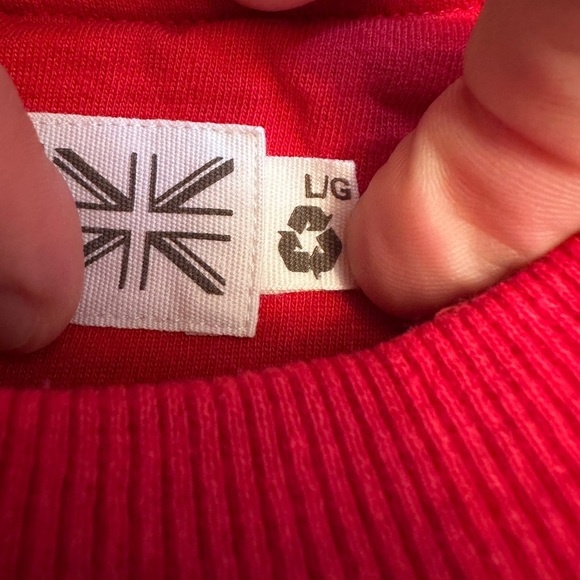 Kangol Born British Men’s Size Large Crewneck Sweatshirt Red Kangaroo Embroidery - Picture 4 of 10